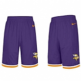 Men's Minnesota Vikings Purple NFL Shorts,baseball caps,new era cap wholesale,wholesale hats
